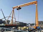 A Frame Span 7m Mobile Gantry Crane Portable Gantry Hoist 3.5 Ton