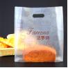 Buy cheap Frosted Die Cut Handle Take Out Bag Plastic PE Side Gusset Bag For Bread from wholesalers