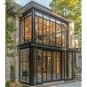 Buy cheap Glass Sunroom Entrance Door Wrought Iron Waterproof Greenhouse Metal Villa House Decoration from wholesalers