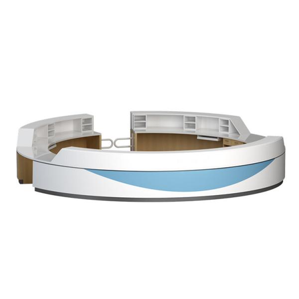 Buy cheap White Counter Office Reception Desk Hospital Front For Clinic from wholesalers