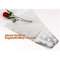 Buy cheap BOPP CPP Plastic fresh flower sleeve,romantic Valentine wrapping plastic flower product
