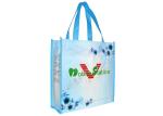 Large Capacity Custom Shopping Bags , Laminated Non Woven Reusable Bags