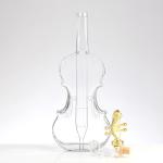 Custom Size Accepted Guitar Shaped Whisky Glass Bottle for Wine