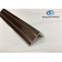 Buy cheap 0.15mm Polishing Bronze Aluminium angle Trim Profiles GB/75237-2004 product