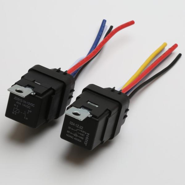 Buy cheap 5 PIN SPDT JD2912 Car Relay 24V 12V 40A with Harness Sockets for Truck Motorcycle Boat from wholesalers