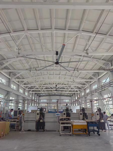 Buy cheap 2.5m 8 feet Commercial Ceiling Fans For Gyms Improved air circulation from wholesalers