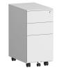 Buy cheap Slim Side Open 3 Drawer Steel Office Mobile Pedestal Cabinets Manufacturers from wholesalers