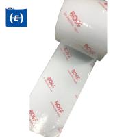 Buy cheap Black And White PE Plastic UPVC PVC Profiles Protective Film With Printed Logo product