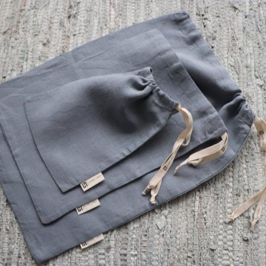 Buy cheap Zero Waste Flax Cord Hypoallergenic Linen Bread Bag from wholesalers