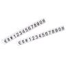 Buy cheap Spot Strip Digital Jewelry Tags Display Number For White Dollar Euro Transparent Black from wholesalers
