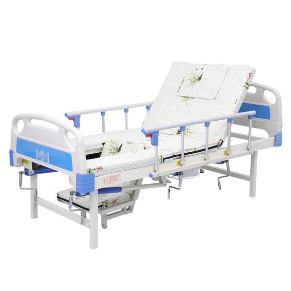 Buy cheap Anti slip multifunctional manual home care nursing bed with toilet bedpan from wholesalers