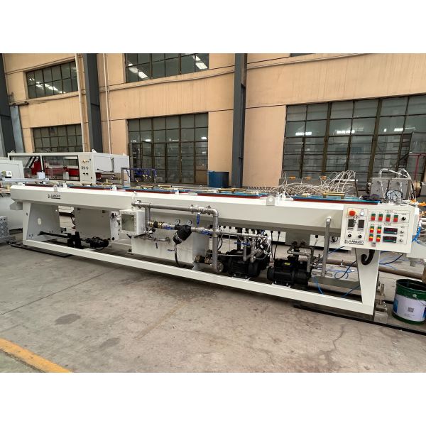 20-110mm Pvc Pipe Extrusion Line Making Line With 65/132 Conical Twin Screw Extruder