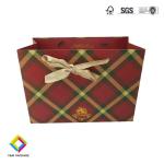 Custom Printed Luxury Shopping Gift Paper Bag With Handle Logo Print