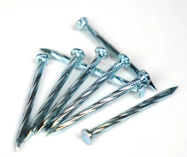 Buy cheap Custom Hardened Steel Concrete Nails Galvanized Twist Surface from wholesalers
