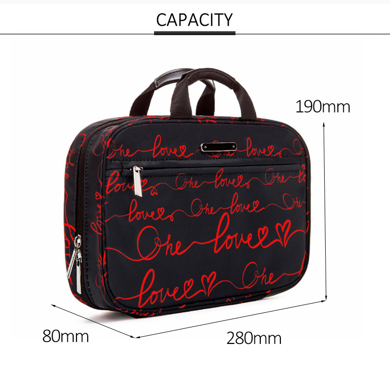 Makeup Portable Waterproof Hanging Cosmetic Bag