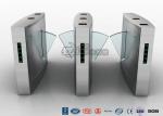 Waist Height Turnstile Access Control Automatic Flap 12V DC With Ticketing