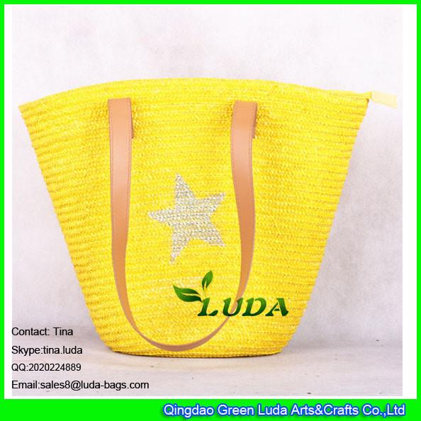 Buy cheap LUDA fashion ladies wheat straw woven handbag from wholesalers