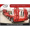 Buy cheap Carbon Steel 60t Semi Low Bed Trailer And Truck With Tractor Horse from wholesalers