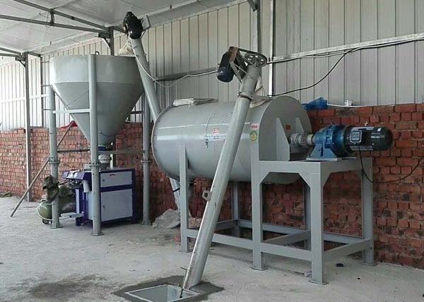 Low Cost Adhesive Wall Putty Manufacturing Plant , 8-10T/H Dry Mortar Mixer