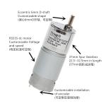 Factory Goods 37mm 12 Volt 30v 12v 24v 16 Volt 2nm Torque High Rpm 9000rpm 555