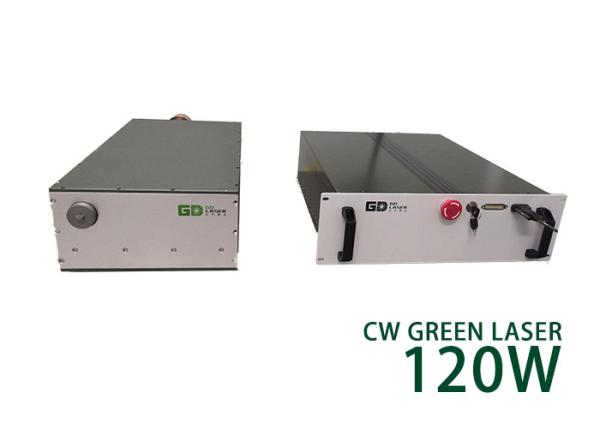 Buy cheap 120W CW Fiber Laser Water Cooling Nanosecond Green 532nm Laser from wholesalers