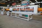 PP PE PVC Corrugated Pipe Extruder HDPE Sewage Pipe Plastic Forming Machine