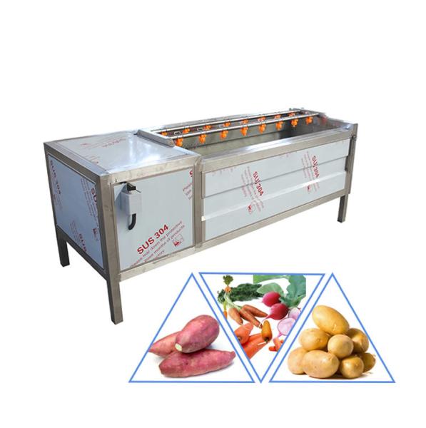 Buy cheap Automatic Roller Brush Nuts Soybean Potato Ginger Carrot Peeling Machine SGS from wholesalers