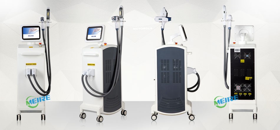 OPT IPL Laser Beauty Machine SR HR Tattoo Removal Elight 3000W Output Power