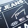 Buy cheap Raised White Logo Taffeta OEKO Custom Neck Labels Silk Printing Silicon from wholesalers