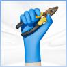 Buy cheap Disposable 9 Inch Blue Synthetic Nitrile Gloves Antistatic Medical Exam Gloves from wholesalers