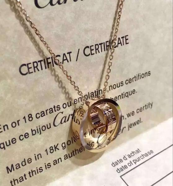 Buy cheap China Jewelry Factory Highest Quality Brand jewelry Diamond Necklace Design Love Necklace 18K Gold from wholesalers