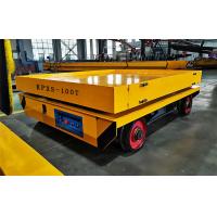 Buy cheap Bidirectional Workshop Flat Transfer Cart Industrial Transfer Trolley 40ton product