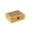 Buy cheap Heat Resistant Bamboo Storage Chest With Lock , Wooden Box To Hold Tea Bags from wholesalers