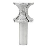 28mm Diamond Profile Wheel Concave Cylinder Electric Router Bit For Marble