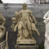 Buy cheap Natural Stone Greek God Heracles Statue Marble Hercules Sculpture Life Size Antique Decoration Outdoor Park from wholesalers