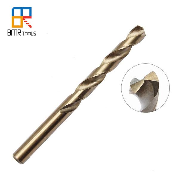 Buy cheap DIN338 HSS CO Twist Jobber Drill Bits,Ground Drill Bits,For Stainless Steel Drilling,1mm to 13mm size in amber coating from wholesalers