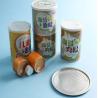 Buy cheap FSC Circular Custom Food Tin Can For Snack Nut Dry Fruit Rice Powder from wholesalers