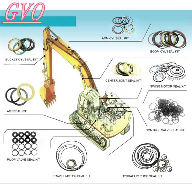 PC60-7 Dispensing Valve Repair Kit O Ring Gasket Oil Seal Kit