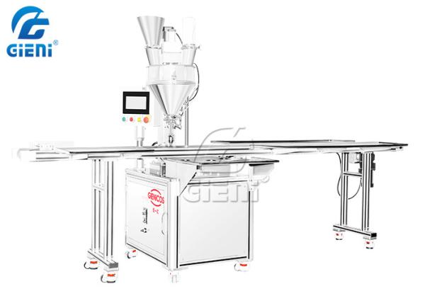 Buy cheap Automatic Makeup Auger Powder Filler Cosmetic Powder Feeding Filling Machine from wholesalers