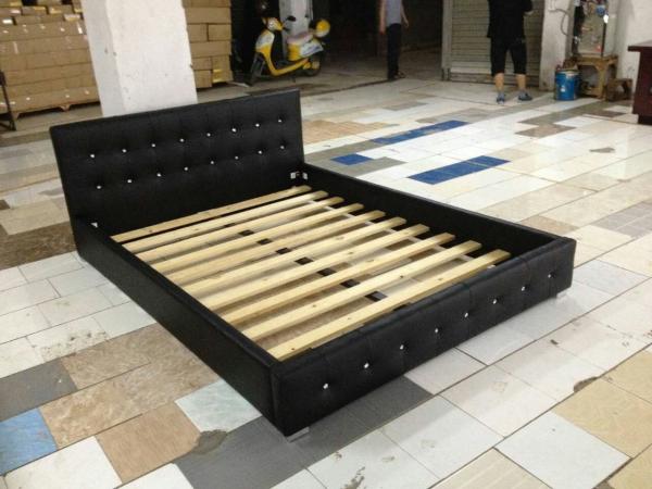 Buy cheap Low price simple leather bed 685 from wholesalers