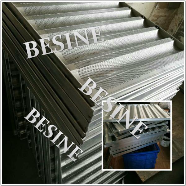 Buy cheap china cheap price good quality French Baguette Baking trays ,bakery trays , aluminium bread pans from wholesalers