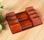 Reusable Clear Plastic Trays Food Packaging Environmental Friendly