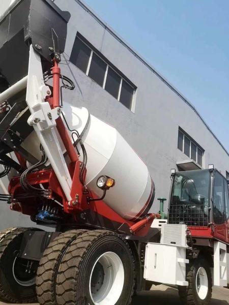 Buy cheap Discharing 2m3 Concrete Mixer Truck Diesel Mobile Cement Mixer Paint Can be Customized from wholesalers
