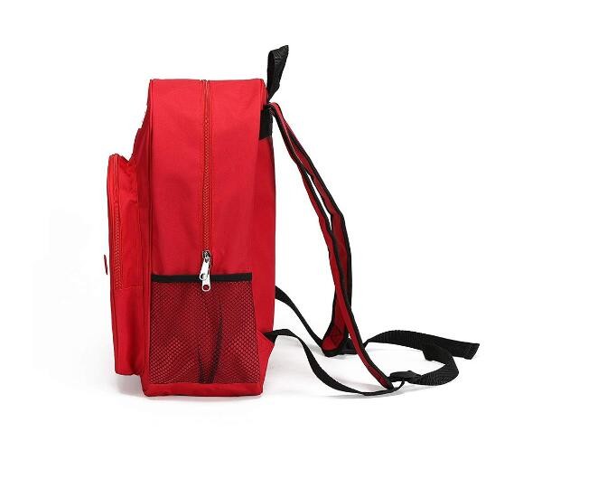 Camping First Aid Backpack Empty , Red Medical Backpack Bag Emergency Treatment