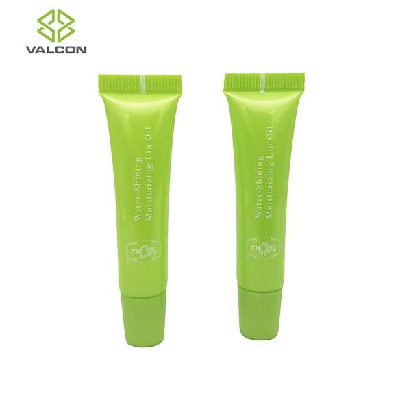 Buy cheap Green Empty Lip Balm Tubes , Removable Nozzle Plastic Tube Packaging from wholesalers