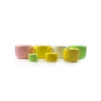 Buy cheap Colorful Smooth PP Cosmetic Jar 30g 50g 100g For Skincare Cream Packaging product