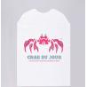 Buy cheap Customized Printed Promotional Lobster Non Woven Disposable Apron Adult Custom Printed Disposable Bibs With Logo from wholesalers