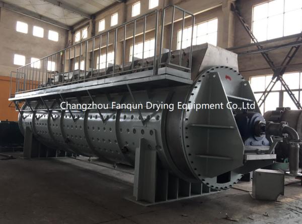 Buy cheap ASME 140L Vacuum Disc Dryer horizontal Sludge Drying Equipment from wholesalers