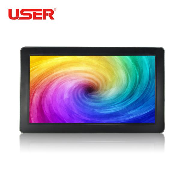 Anti - Theft Wall Mounted Digital Signage 178° Visual Angle Pleasant Stereo