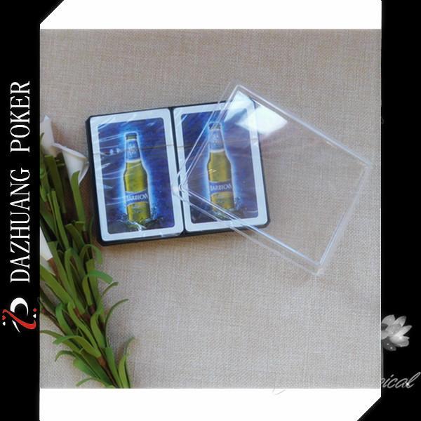 Buy cheap BARBICAN MALT BEVERAGE DOUBLE DECK ADVERTISING PLASTIC POKER CARDS FOR ARABIA MARKET from wholesalers